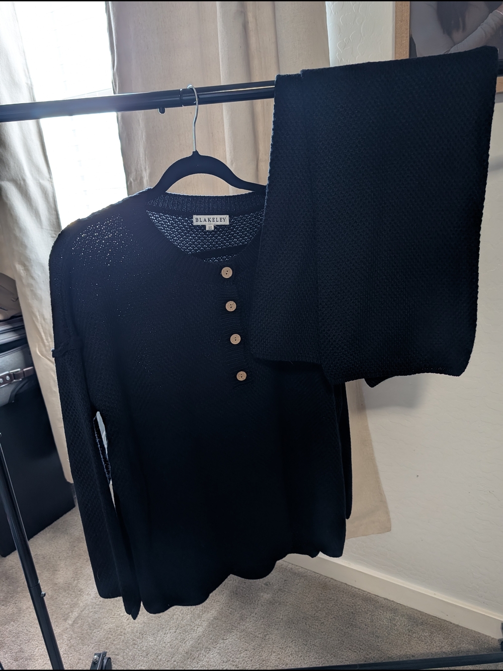 Black Knit Set